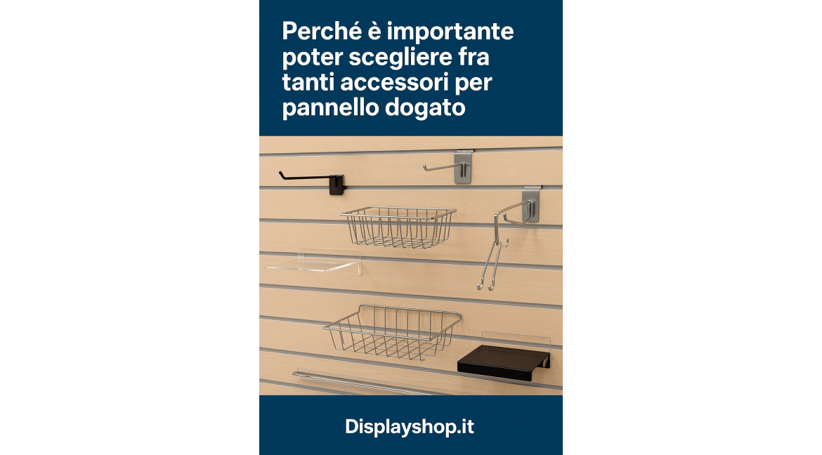 PERCHE' E' FONDAMENTALE POTER SCEGLIERE FRA TANTI ACCESSORI PER PANNELLO DOGATO