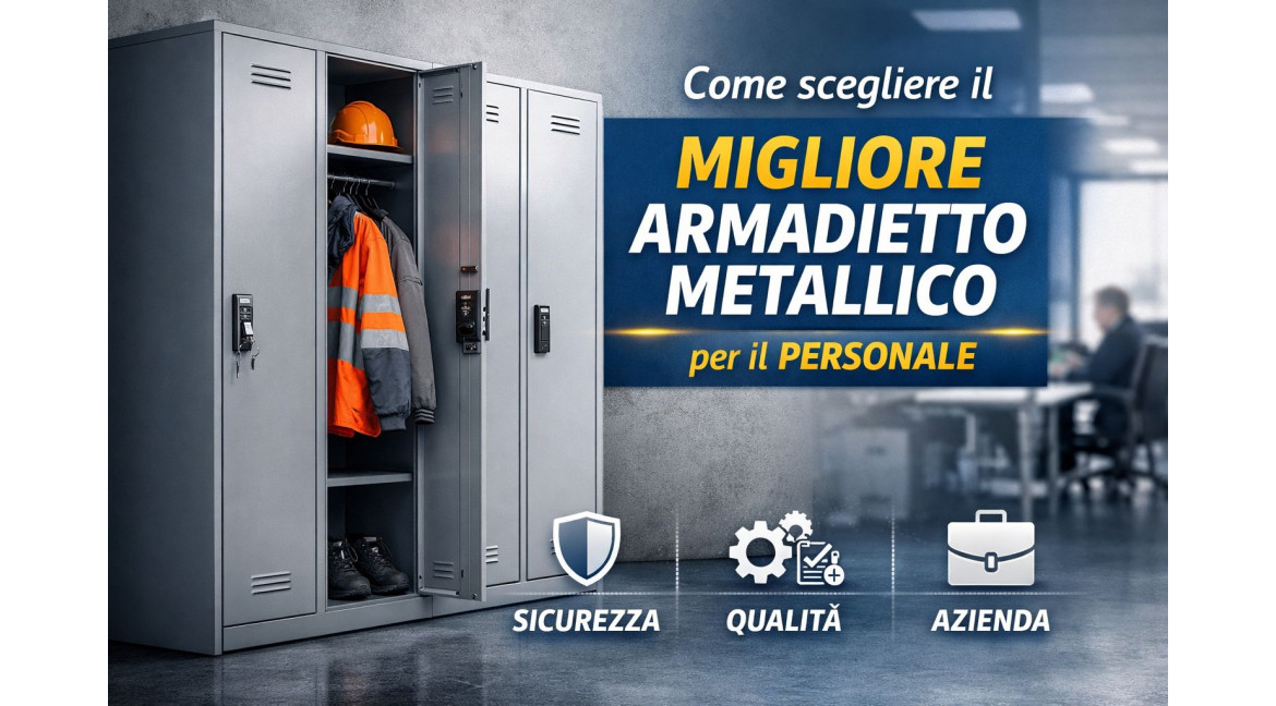 COME SCEGLIERE IL MIGLIOR ARMADIETTO METALLICO PER IL PERSONALE 