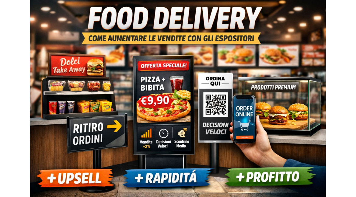 NEGOZIO DI FOOD DELIVERY: GUIDA COMPLETA AGLI ESPOSITORI CHE AUMENTANO LE VENDITE 