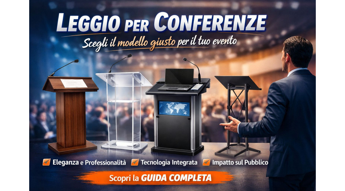 LEGGIO PER CONFERENZE: COME SCEGLIERE IL MODELLO GIUSTO PER IL TUO EVENTO