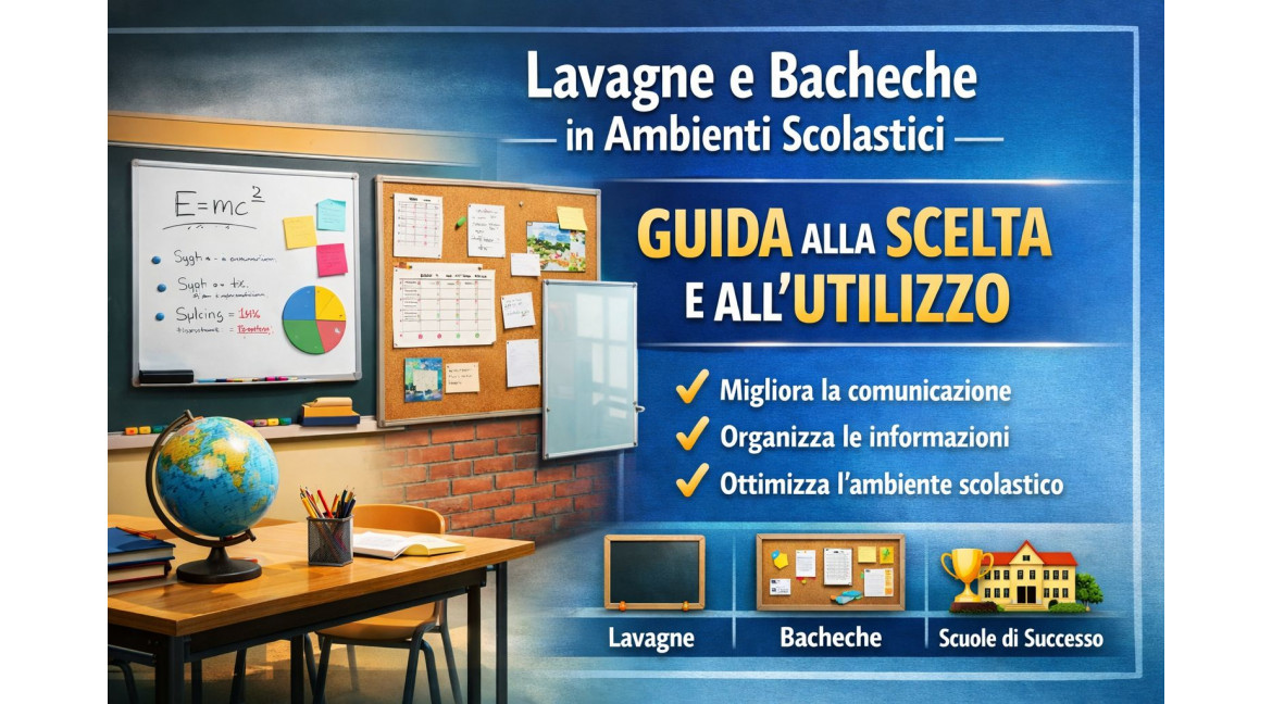 LAVAGNE E BACHECHE IN AMBIENTI SCOLASTICI: GUIDA ALLA SCELTA E ALL'UTILIZZO