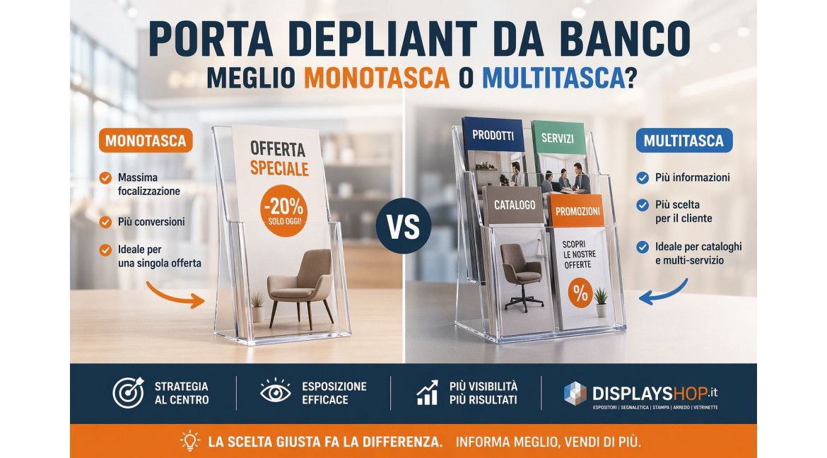 PORTADEPLIANT DA BANCO: MEGLIO MONOTASCA O MULTITASCA? GUIDA STRATEGICA PER RETAIL E AZIENDE