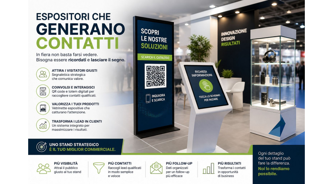 COME GLI ESPOSITORI POSSONO AIUTARTI A RACCOGLIERE CONTATTI IN FIERA