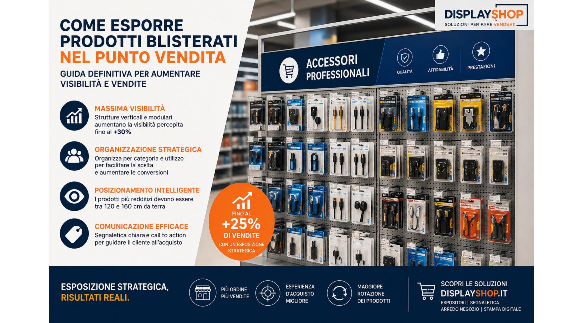 COME ESPORRE PRODOTTI BLISTERATI NEL PUNTO VENDITA: GUIDA DEFINITIVA 