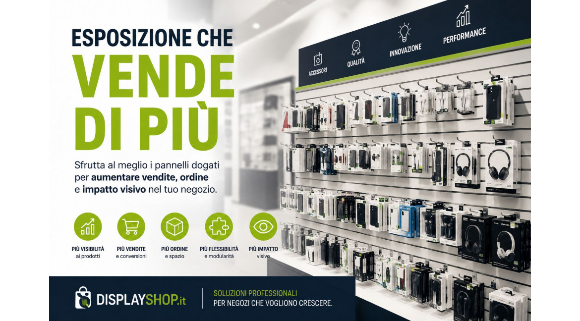 COME ESPORRE E VENDERE AL MEGLIO I PRODOTTI UTILIZZANDO I PANNELLI DOGATI