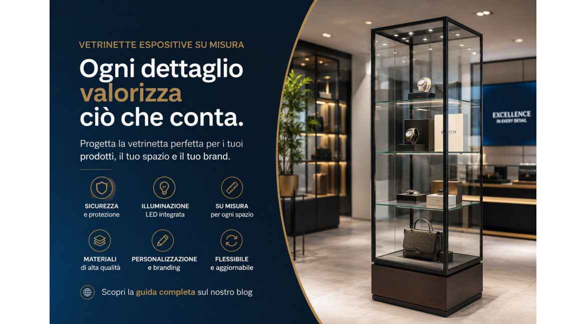 COSA CONSIDERARE QUANDO DEVI REALIZZARE UNA VETRINETTA SU MISURA: GUIDA COMPLETA 