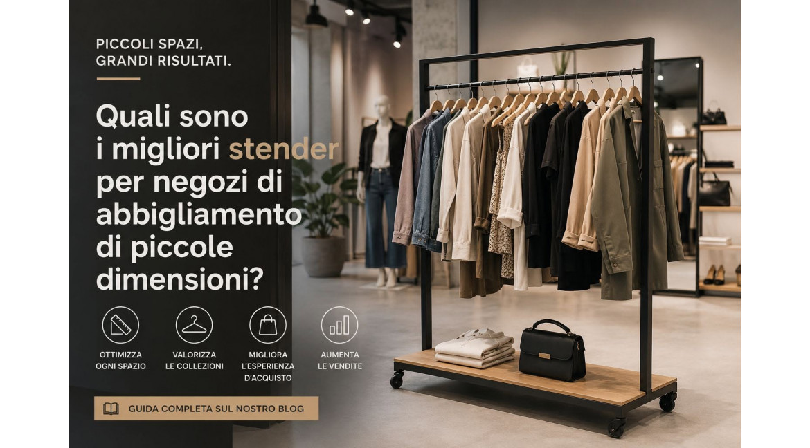 QUALI SONO I MIGLIORI STENDER PER NEGOZI DI ABBIGLIAMENTO DI PICCOLA DIMENSIONE