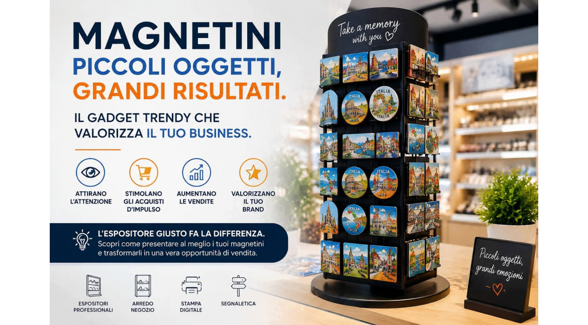 PERCHE' I MAGNETINI SONO UN GADGET SEMPRE PIU' TRENDY, E COME ESPORLI 