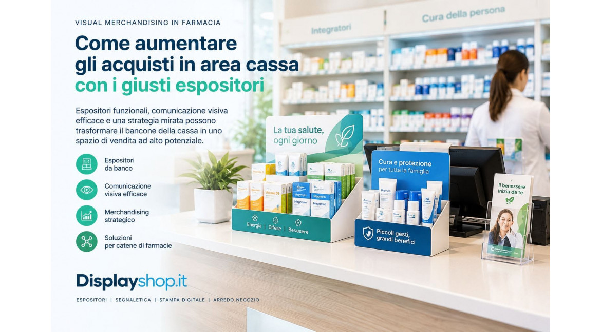 COME AUMENTARE GLI ACQUISTI IN AREA CASSA IN FARMACIA 